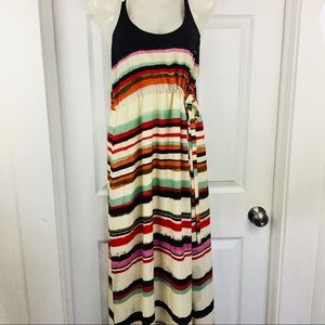 Bar III Striped Racerback Maxi Dress